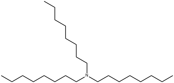 三辛胺,1116-76-3,结构式