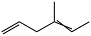 4-メチル-1,4-ヘキサジエン 化学構造式