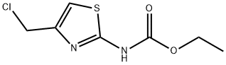 Carbamic  acid,  [4-(chloromethyl)-2-thiazolyl]-,  ethyl  ester  (9CI) Structure