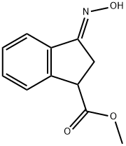 1H-Indene-1-carboxylicacid,2,3-dihydro-3-(hydroxyimino)-,methylester,(E)-(9CI) 结构式