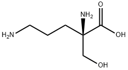 Ornithine,  2-(hydroxymethyl)- Structure