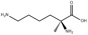 Lysine, 2-methyl- (9CI) Struktur