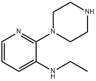 3-(Ethylamino)-2-(1-piperazinyl)pyridine 结构式