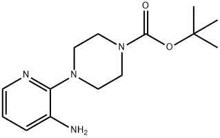 3-Amino-2-[4-butoxycarbonyl(piperazino)]pyridine Structure