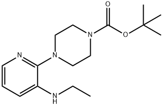 4-(3-ETHYLAMINO-PYRIDIN-2-YL)-PIPERAZINE-1-CARBOXYLIC ACID TERT-BUTYL ESTER Structure