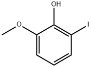 2-ヨード-6-メトキシフェノール 化学構造式