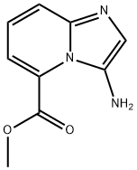 Imidazo[1,2-a]pyridine-5-carboxylic acid, 3-amino-, methyl ester (9CI) Struktur