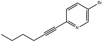 5-bromo-2-(hex-1-yn-1-yl)pyridine Structure