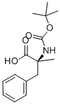 BOC-ALPHA-甲基-L-苯丙氨酸, 111771-58-5, 结构式