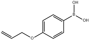 [4-(アリルオキシ)フェニル]ボロン酸 化学構造式