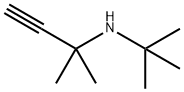 N-TERT-ブチル-1,1-ジメチルプロパルギルアミン 化学構造式