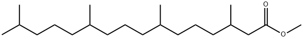 3,7,11,15-TETRAMETHYLHEXADECANOIC ACID METHYL ESTER Structure