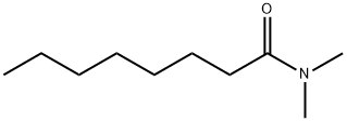 N,N-ジメチルオクタンアミド 化学構造式