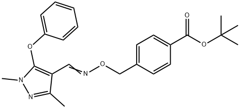 4-[[[[(1,3-ジメチル-5-フェノキシ-1H-ピラゾール-4-イル)メチレン]アミノ]オキシ]メチル]安息香酸(1,1-ジメチルエチル)