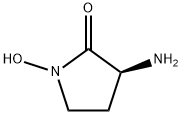 (-)-3-氨基-1-羟基-2-吡咯酮, 111821-58-0, 结构式