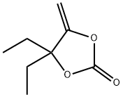 1,3-Dioxolan-2-one,  4,4-diethyl-5-methylene- Struktur