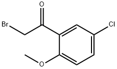 2-BROMO-1-(5-CHLORO-2-METHOXY-PHENYL)-ETHANONE Structure