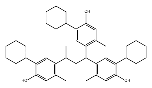 111850-25-0 4,4',4''-(1-methylpropan-1-yl-3-ylidene)tris(2-cyclohexyl-5-methylphenol)