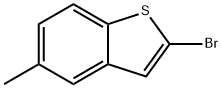 2-ブロモ-5-メチル-1-ベンゾチオフェン 化学構造式