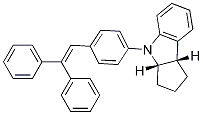 (3aS,8bS)-4-(4-(2,2-diphenylvinyl)phenyl)-1,2,3,3a,4,8b-hexahydrocyclopenta[b]indole Structure