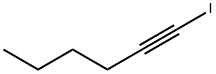 1-ヨード-1-ヘキシン 化学構造式
