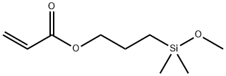 (3-丙烯酰氧基)二甲基甲氧基硅烷 结构式