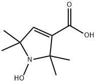 3-CARBOXY-2,2,5,5-TETRAMETHYL-3-PYRROLIN-1-YLOXY, FREE RADICAL 化学構造式