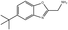 5-(叔丁基)苯并噁唑-2-甲胺, 1119449-45-4, 结构式