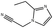 (2-ethyl-1H-imidazol-1-yl)acetonitrile Struktur