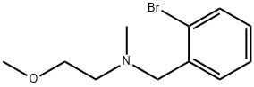 N-(2-bromobenzyl)-N-(2-methoxyethyl)-N-methylamine Structure