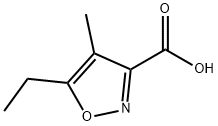 5-乙基-4-甲基-1,2-噁唑-3-羧酸, 1119452-16-2, 结构式