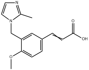 (2E)-3-{4-methoxy-3-[(2-methyl-1H-imidazol-1-yl)methyl]phenyl}acrylic acid price.