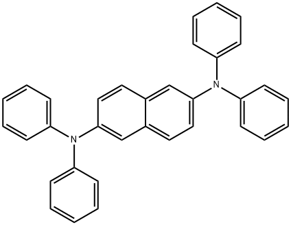 N2,N2,N6,N6-tetraphenylnaphthalene-2,6-diamine Structure