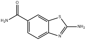 2-氨基苯并噻唑-6-酰胺, 111962-90-4, 结构式