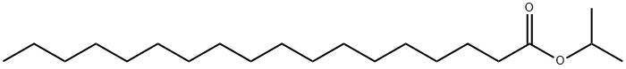 ステアリン酸イソプロピル 化学構造式