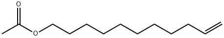 乙酸-10-十一烯-1-醇酯,112-19-6,结构式