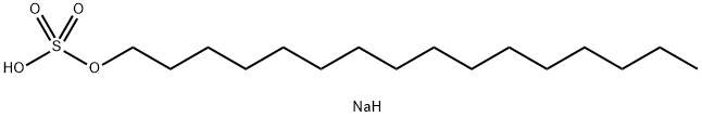 N-HEXADECYLSULFURIC ACID SODIUM SALT Structure