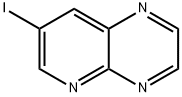7-ヨードピリド[2,3-B]ピラジン 化学構造式
