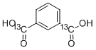 1,3-BENZENE(DICARBOXYLIC ACID-13C2) Struktur