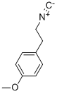 2-(4-メトキシフェニル)エチルイソシアニド 化学構造式