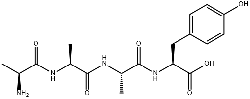 H-ALA-ALA-ALA-TYR-OH Structure