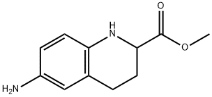 6-氨基-1,2,3,4-四氢喹啉-2-甲酸甲酯, 112089-61-9, 结构式