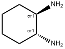 trans-1,2-シクロヘキサンジアミン 化学構造式