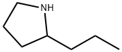 2-プロピルピロリジン 化学構造式