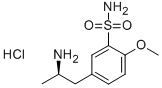 5[(R)-(2-アミノプロピル)]-2-メトキシベンゼンスルホンアミド塩酸塩 化学構造式