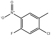 2-クロロ-4-フルオロ-5-ニトロトルエン 化学構造式