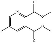 5-甲基吡啶-2,3-二甲酸二甲酯, 112110-16-4, 结构式