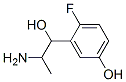2-アミノ-1-(2-フルオロ-5-ヒドロキシフェニル)-1-プロパノール 化学構造式