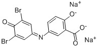 2,6-ジブロモインドサリチル酸 二ナトリウム 化学構造式