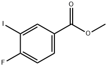 4-氟-3-碘苯甲酸甲酯, 1121586-29-5, 结构式